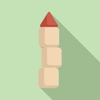 Building a solid foundation with building blocks vector
