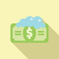 Representing the illegal process of concealing the origins of money obtained through criminal activity vector