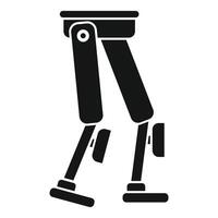 Modern exoskeleton bionics technology icon vector