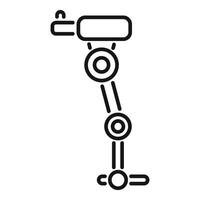 Robotic leg using advanced technology for movement and stability vector