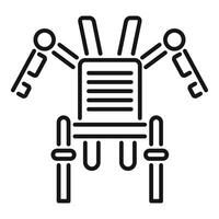 Keys unlocking data security system vector