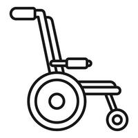 Manual wheelchair icon representing mobility vector