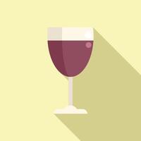 Relaxing evening with red wine vector