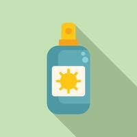 Sunscreen protecting from sun rays vector