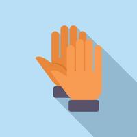 Two hands reaching out in unison, a symbol of collaboration vector