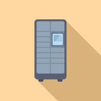 Server tower network technology icon vector