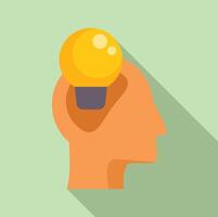 Finding a great business idea vector
