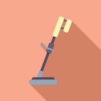 Flat design illustration of desk lamp vector
