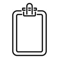 illustration of a blank clipboard icon, suitable for web and print vector