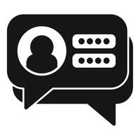 Black and white icon of a user logging in vector