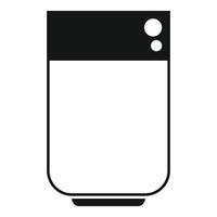 Smart speaker voice assistant listening device icon vector
