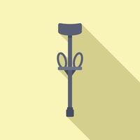 Jumping stilts icon showing fitness and activity vector