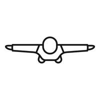 Skydiver flying in wingsuit top view icon vector