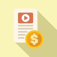 Online monetization generating revenue from content vector