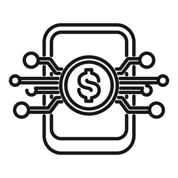 Digital money laundering scheme using mobile banking app vector