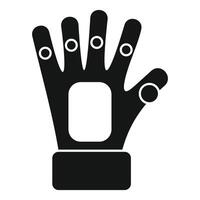 Bionics engineer designing artificial hand with sensors vector