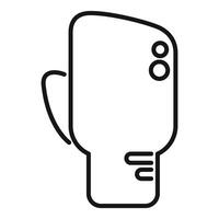 Smart vr glove showing futuristic technology icon vector