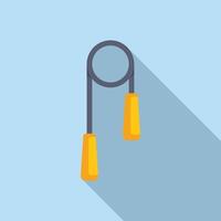 Skipping rope icon representing healthy lifestyle and cardio exercise vector