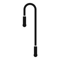 Back scratcher with long handle for itching relief vector