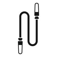 Electronic cigarette device is charging icon simple style vector