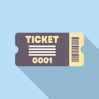 Ticket admit one event entrance pass access numbered 0001 vector