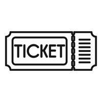 Ticket entry pass admit one access icon vector