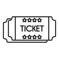 Ticket admit one icon showing entry to event or entertainment vector