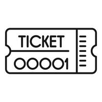 Ticket icon representing event entry access vector