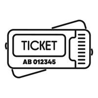 Ticket counter device with display showing number vector