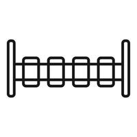 Bicycle parking showing urban commuting vector