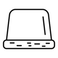 Modern router providing high speed internet connection icon vector