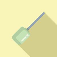 Walkie talkie lying with antenna pointing up right flat design icon vector