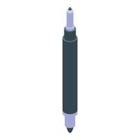Permanent marker is standing on a white background vector