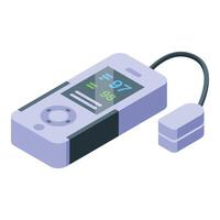 Digital device for measuring pulse rate and oxygen levels in blood vector