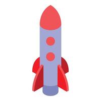 Space rocket is standing by to launch into space vector