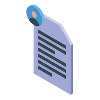 Digital document management system showing client profile information vector
