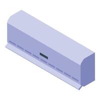 Modern conditioner with air conditioning system is cooling vector