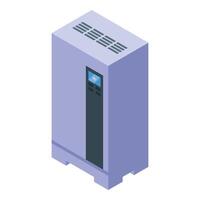 Home climate system providing comfortable temperature and humidity level vector
