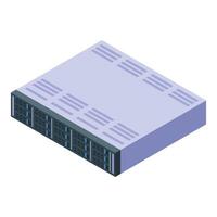 Server unit processing big data for cloud computing service vector