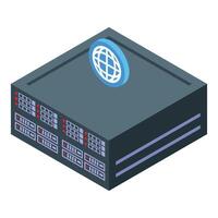 Datacenter server providing global network connectivity vector