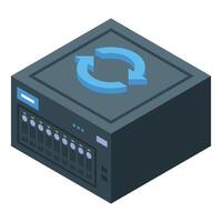 Server is undergoing a process of updating or synchronizing data vector