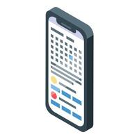 Smartphone displaying a project management app with kanban board and tasks vector