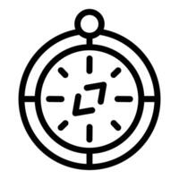 Compass showing the way with a north west arrow icon vector