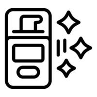 Contactless payment terminal performing contactless nfc payment using bank card vector