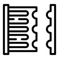 Construction worker installing metal profile sheet using electric screwdriver vector