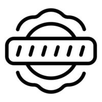 Loading bar progress icon showing data transfer is occurring vector