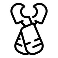 Army identification tags icon showing military service and remembrance vector