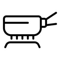 Router providing wireless signal for fast internet connection vector