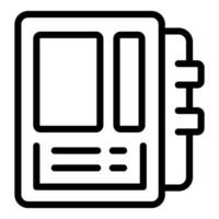 Electric meter icon showing power consumption measurement vector