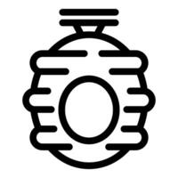 Round bathyscaphe for deep sea exploration sending signals vector